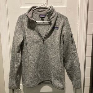 Like New Patagonia 1/4-Zip Better Sweater - Gray Women's Large